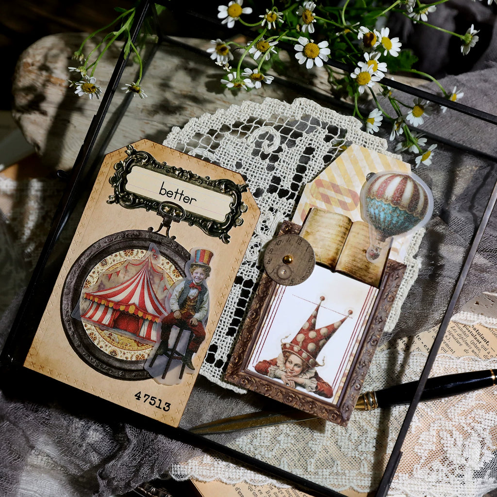 Circus Vellum Stickers