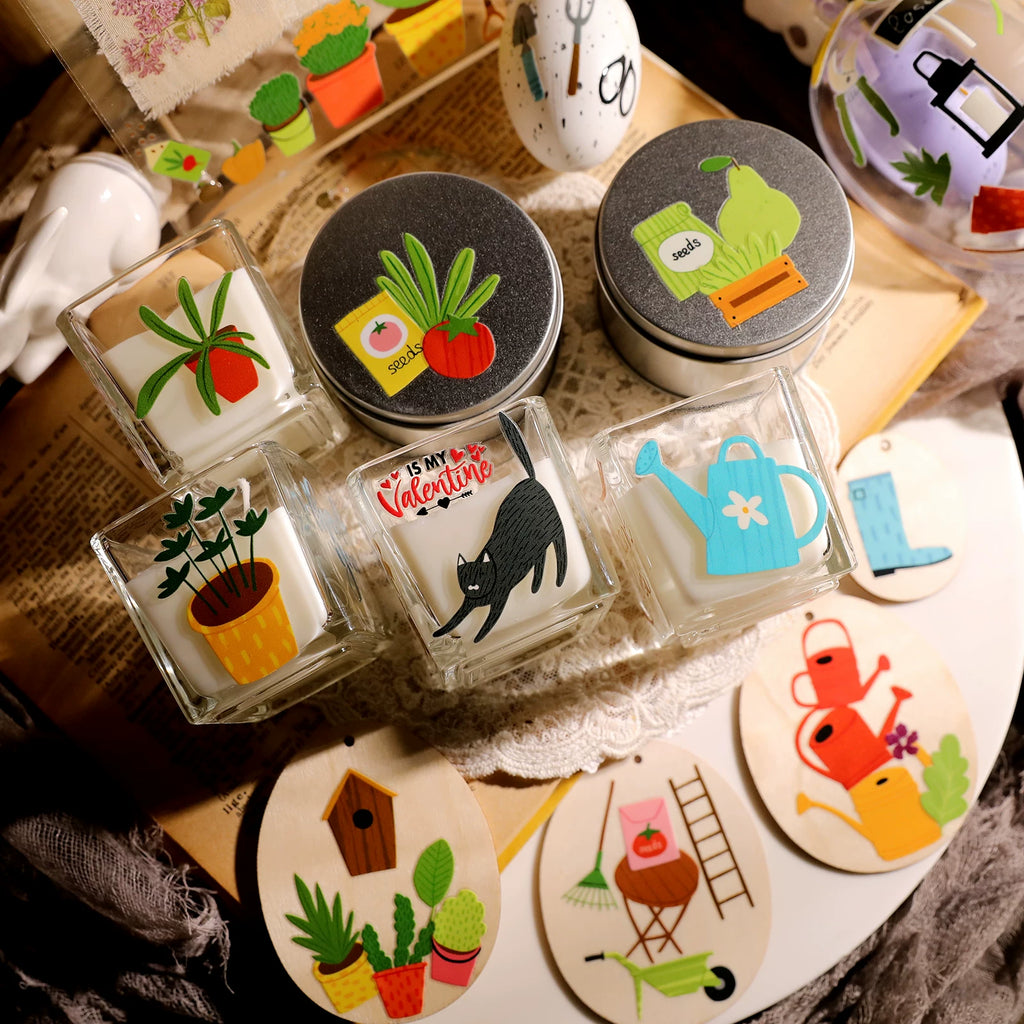 Spring Farm UV-DTF Rub-on Stickers