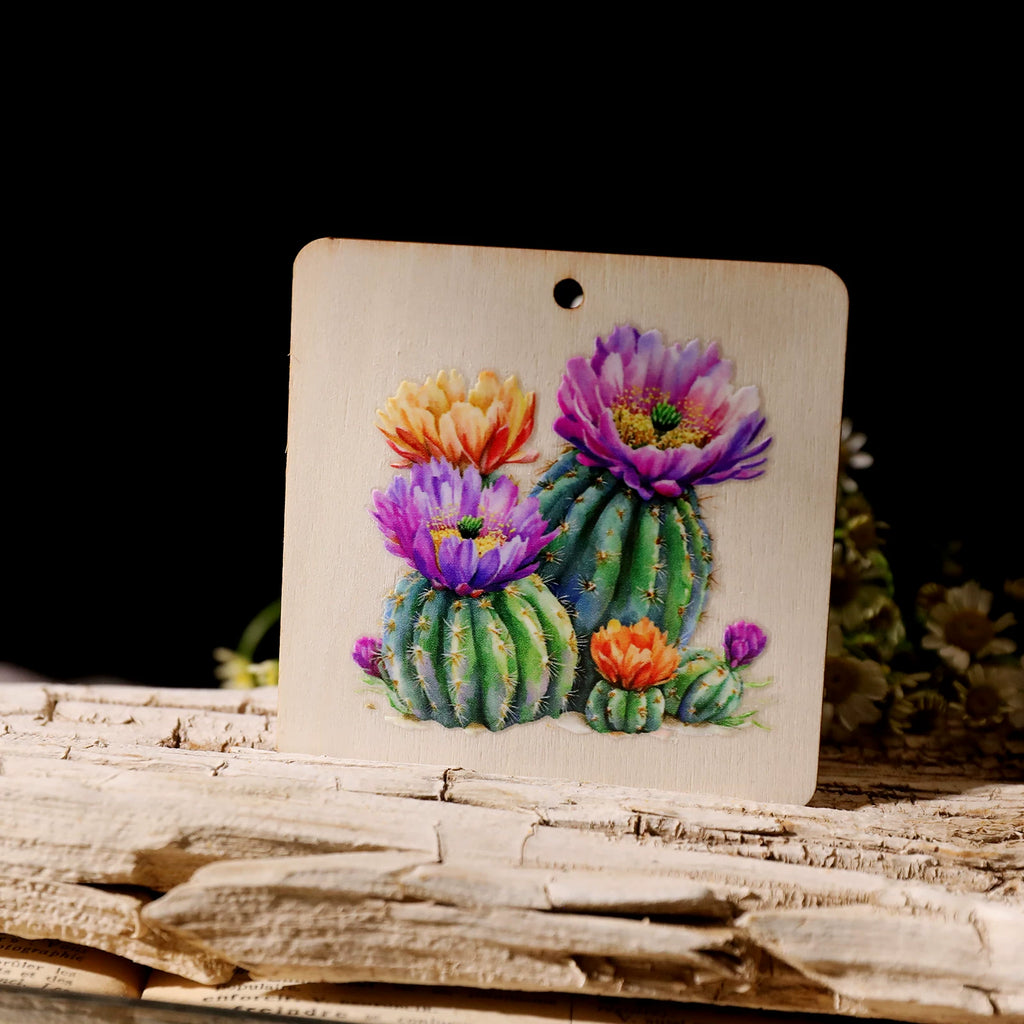 Cactus UV-DTF Rub-on Stickers