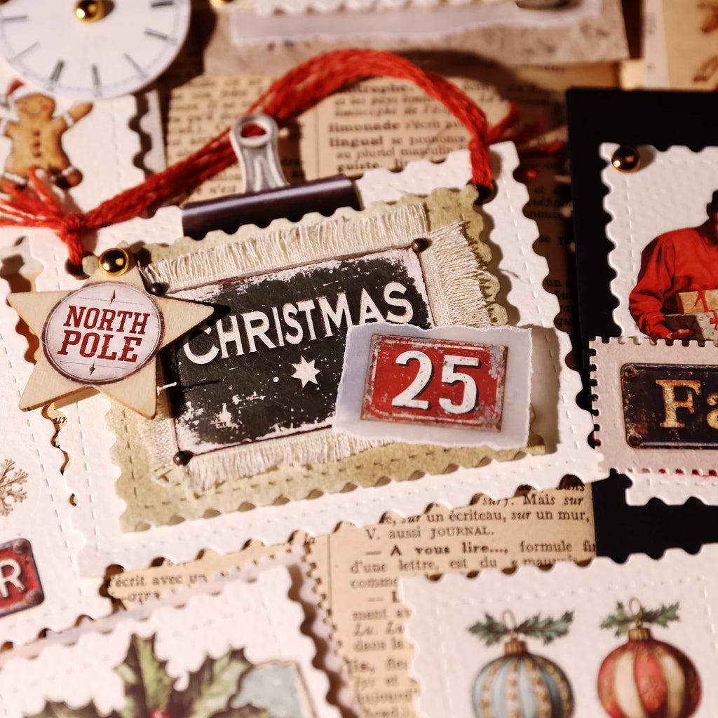 Christmas Signs Matte Rub-on Transfers