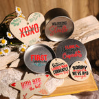 Valentine's Day Phrases UV-DTF Rub-on Stickers