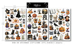 Halloween Dark Matte Rub-on Transfers