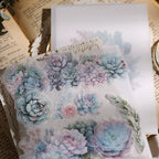 Succulent Vellum Stickers