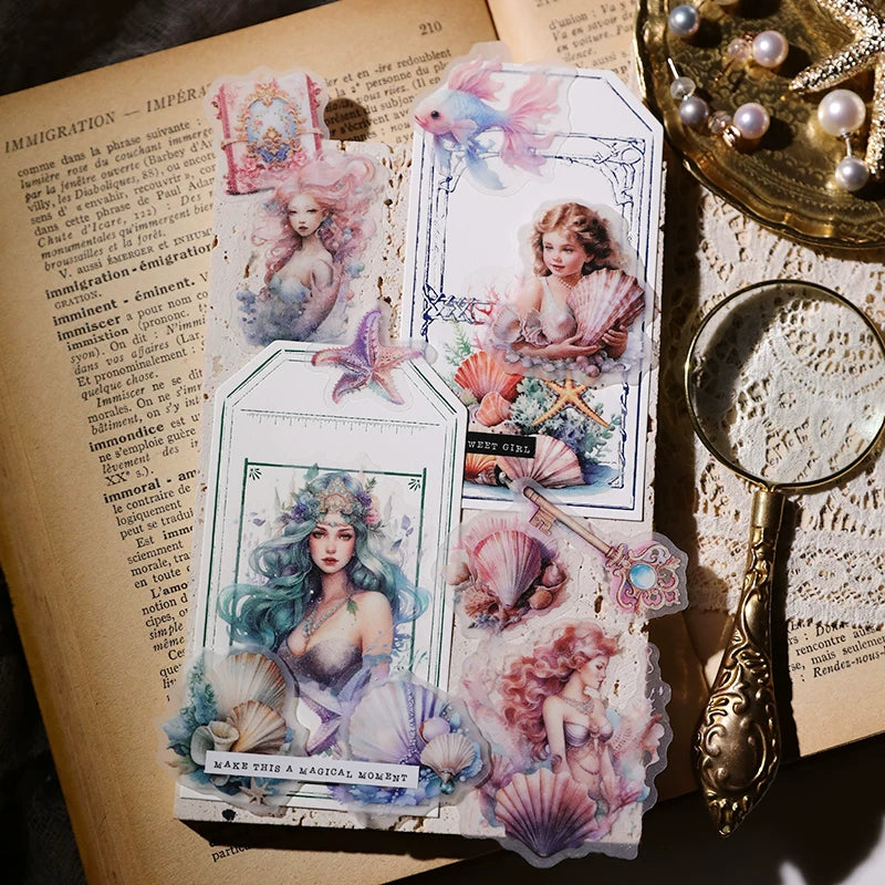 Mermaid Vellum Stickers