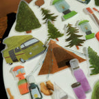 Camping Vellum Stickers