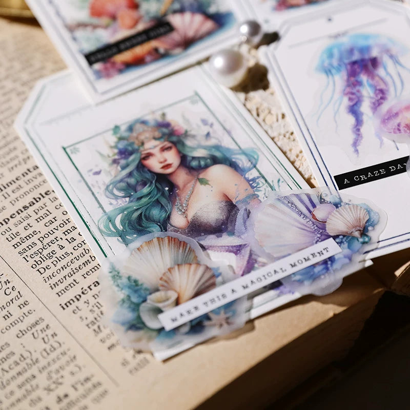 Mermaid Vellum Stickers