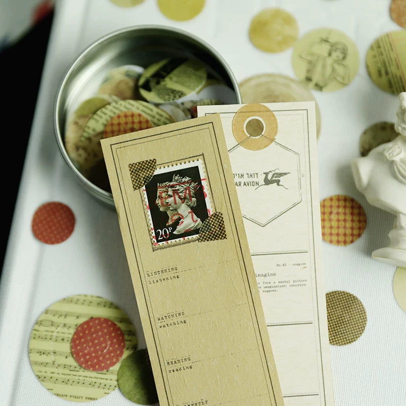 Ephemera Ring Washi Sticker