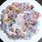 Blooming Flowers Vellum Stickers