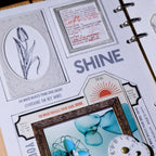 Ephemera Dial Photo Frame Paper Cards