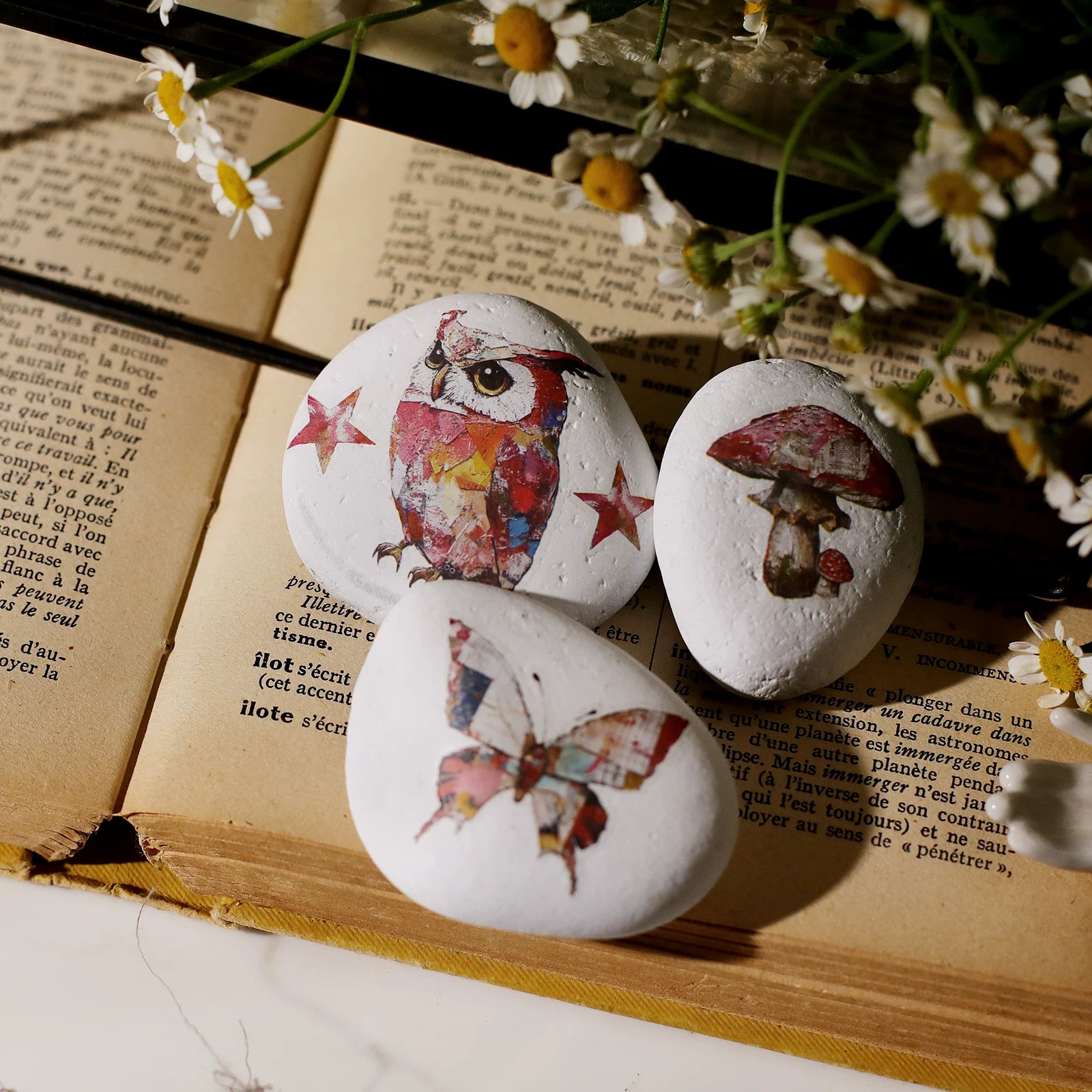 Owl Matte Rub-on Transfers