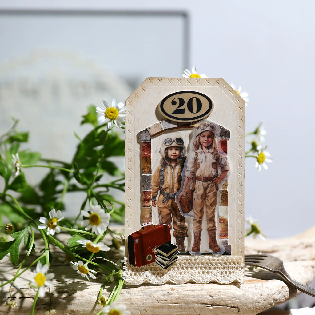 Steam Travel Vellum Stickers