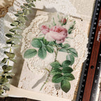 Larger Flowers Vellum Stickers