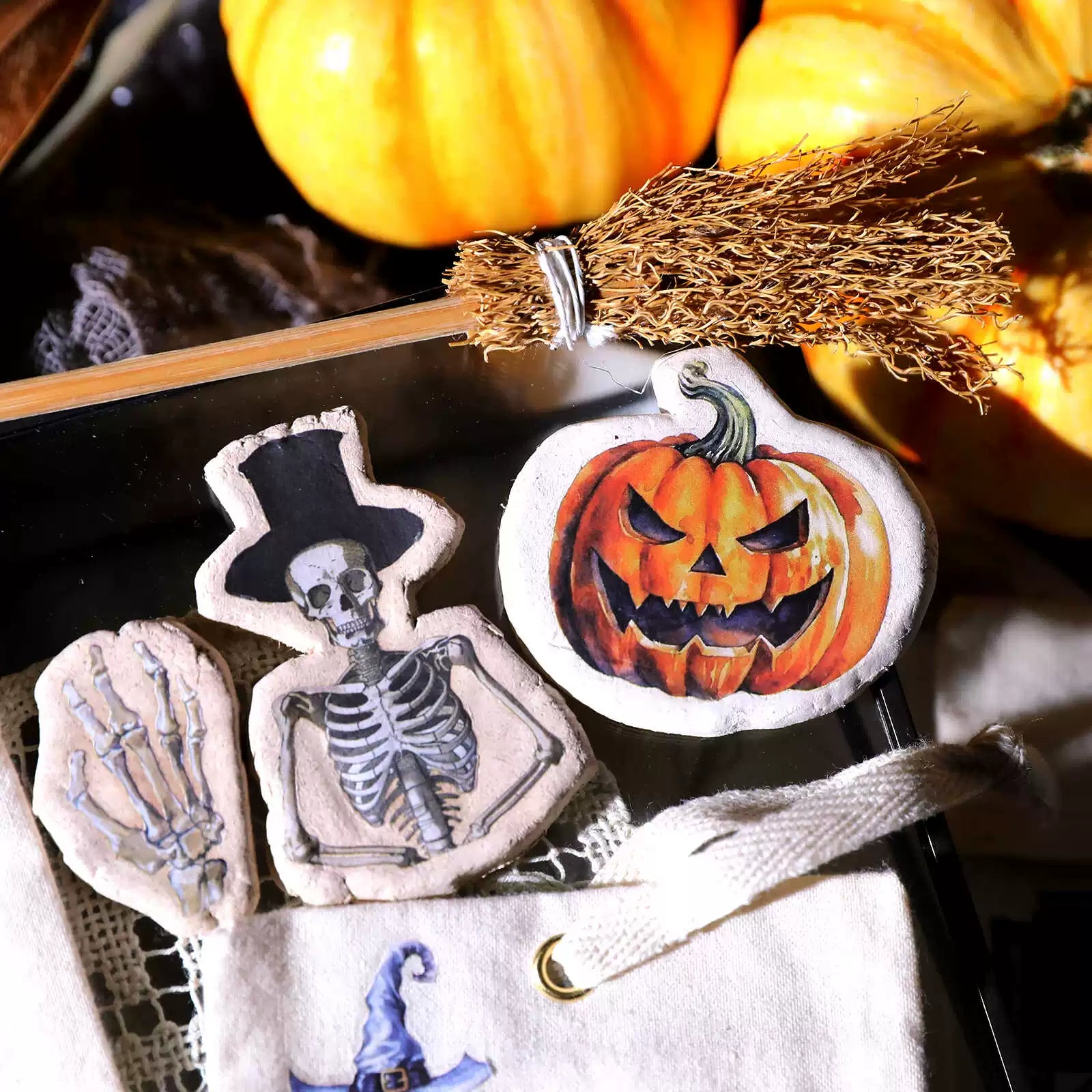 Halloween Dark Matte Rub-on Transfers