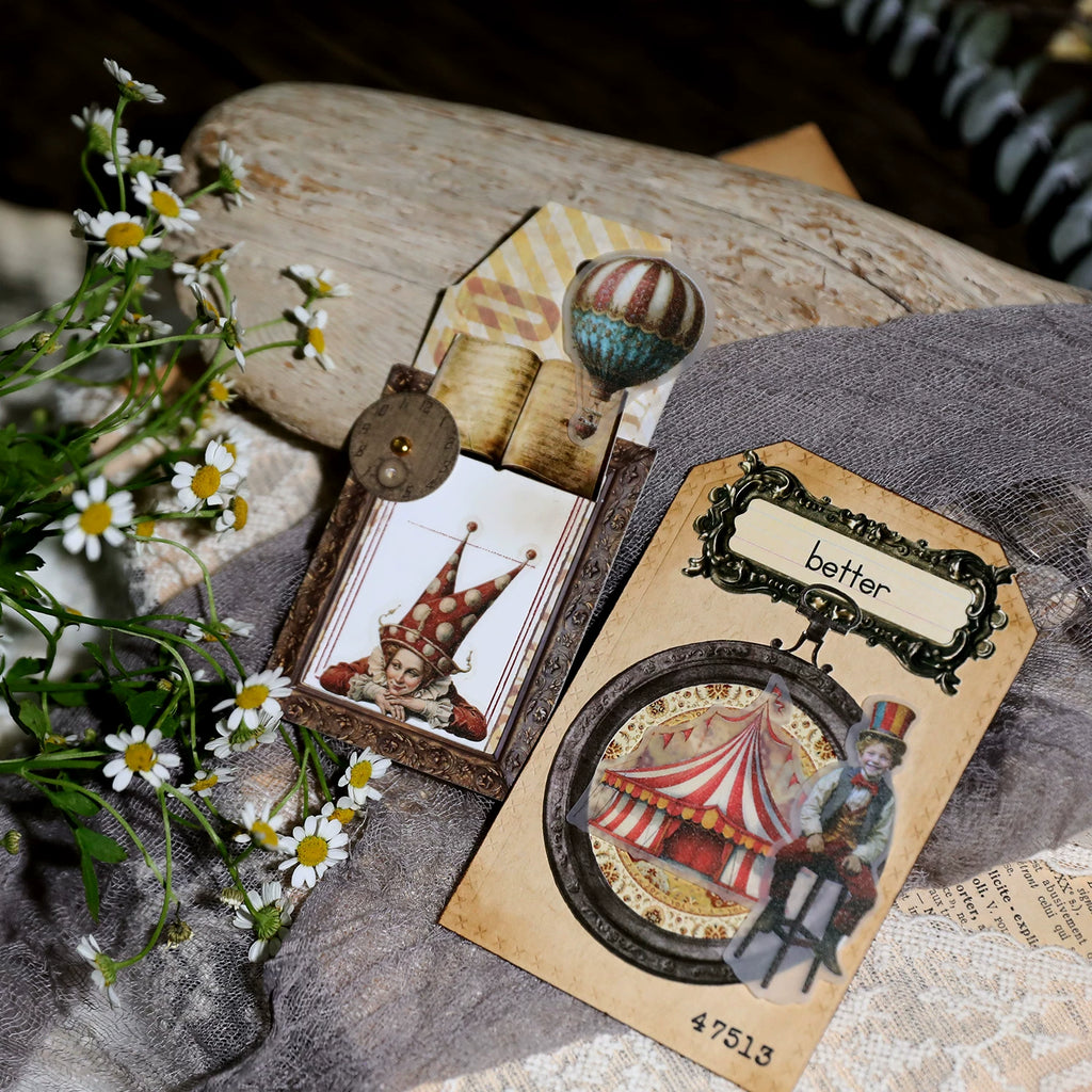 Circus Vellum Stickers