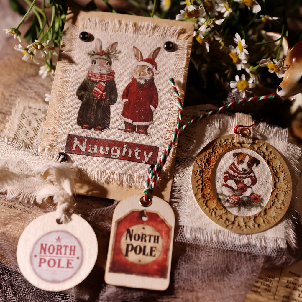 Christmas Signs Matte Rub-on Transfers