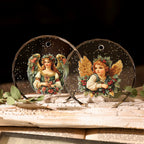 Angels UV-DTF Rub-on Stickers - Green Gold