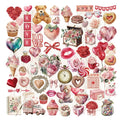 Pink Valentine's Day Vellum Stickers
