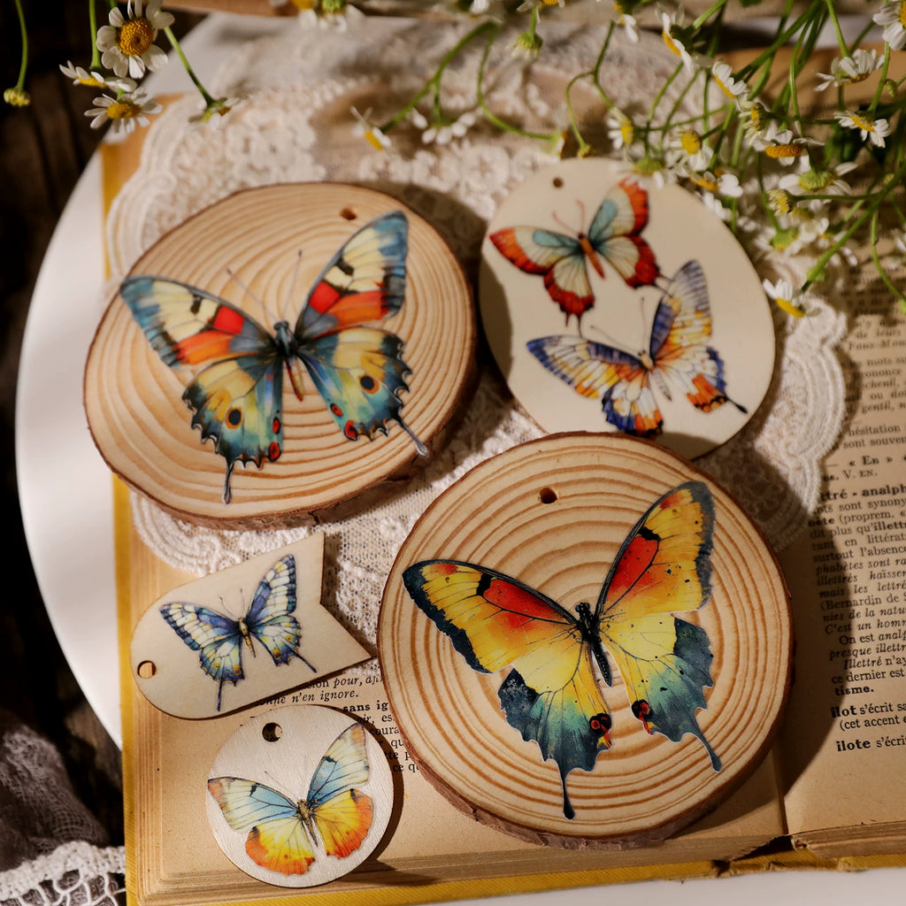 Butterflies UV-DTF Rub-on Stickers