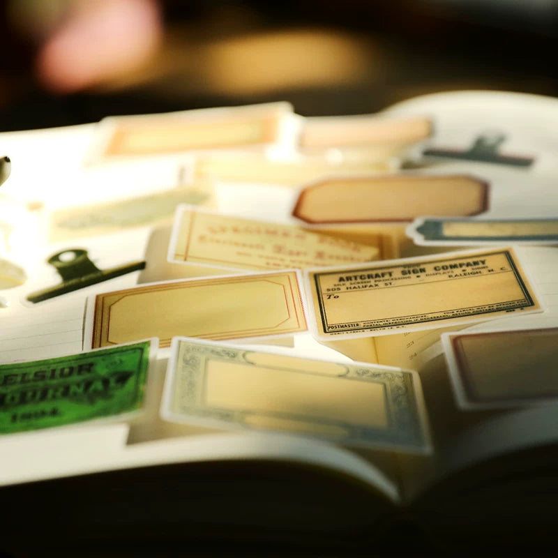 Silhouette Vellum Stickers