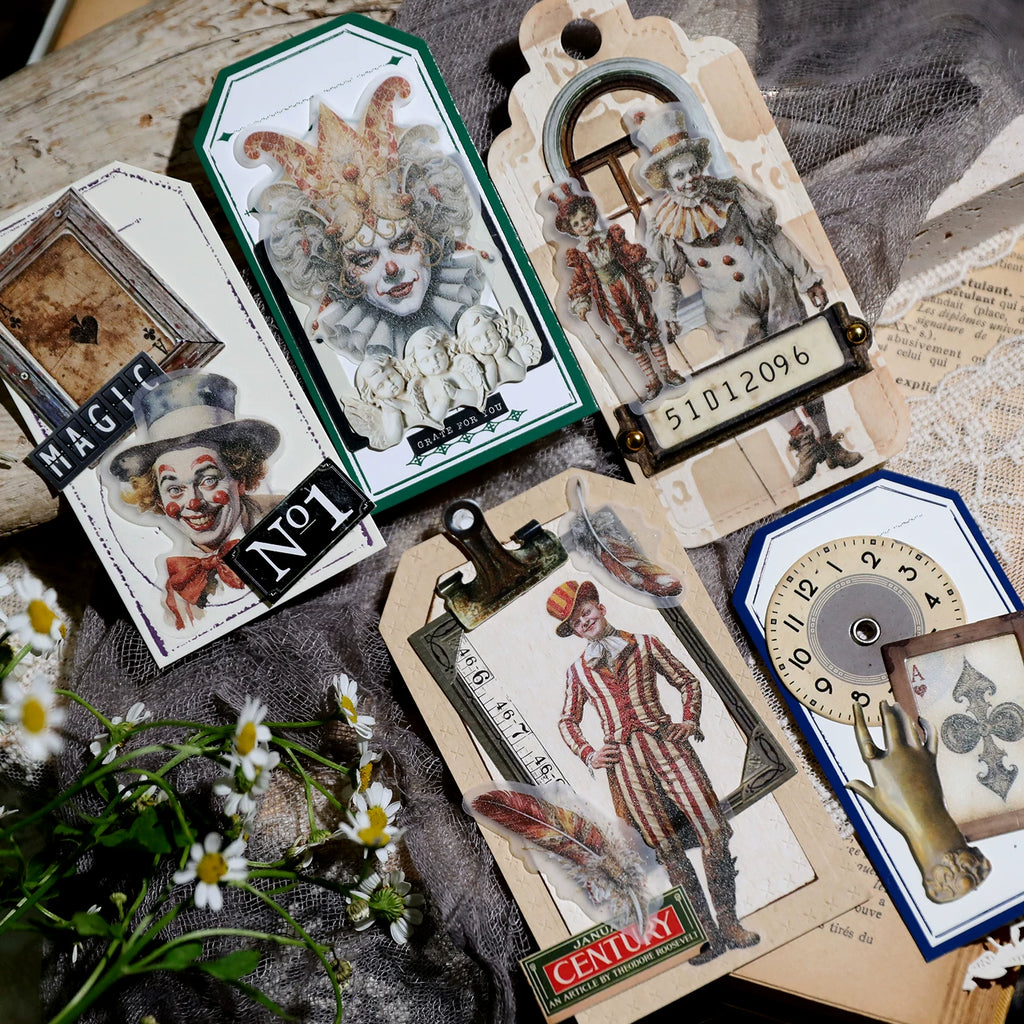 Circus Vellum Stickers