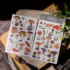 Mushroom Matte Rub-on Transfers 2 Small Sheets