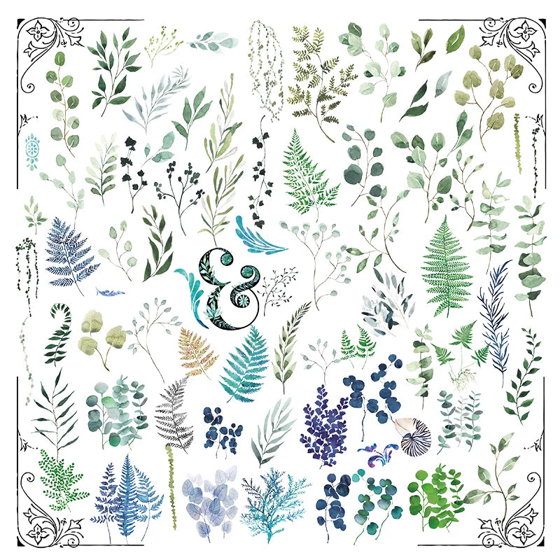 Eucalyptus Plants Vellum Stickers