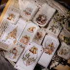 Golden Christmas Matte Rub-on Transfers 2 Small Sheets