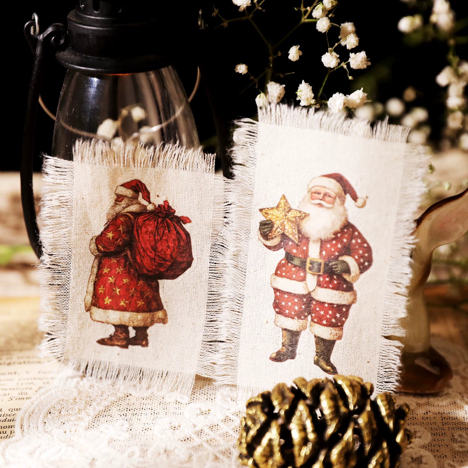 Christmas Matte Rub-on Transfers