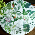 Tropical Plants and Butterflies Vellum Stickers