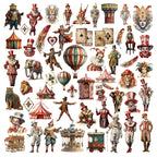 Circus Vellum Stickers