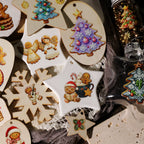 Christmas Gingerbread Man UV-DTF Rub-on Stickers
