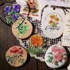 Flower Phrases UV-DTF Rub-on Stickers
