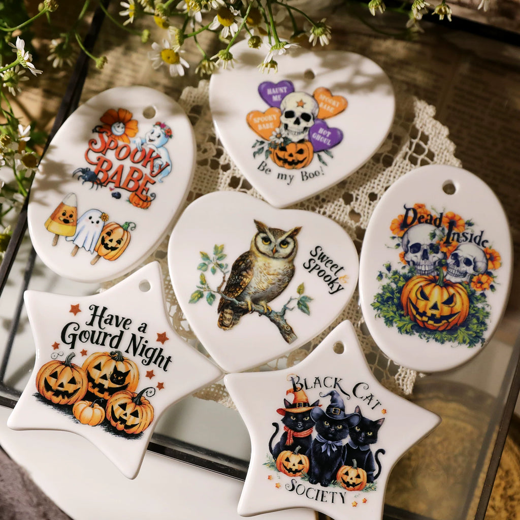 Halloween Colorful UV-DTF Rub-on Stickers
