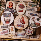 Christmas Signs Matte Rub-on Transfers