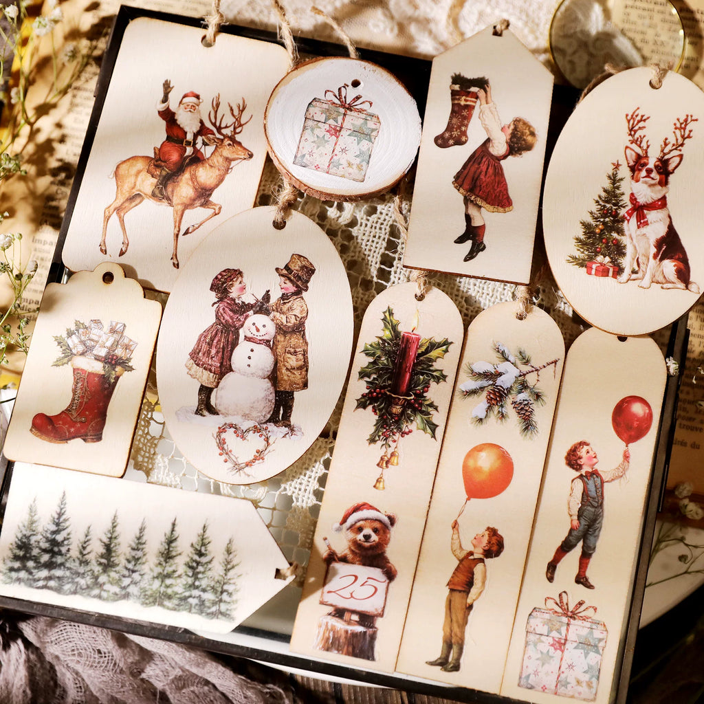 Christmas Matte Rub-on Transfers