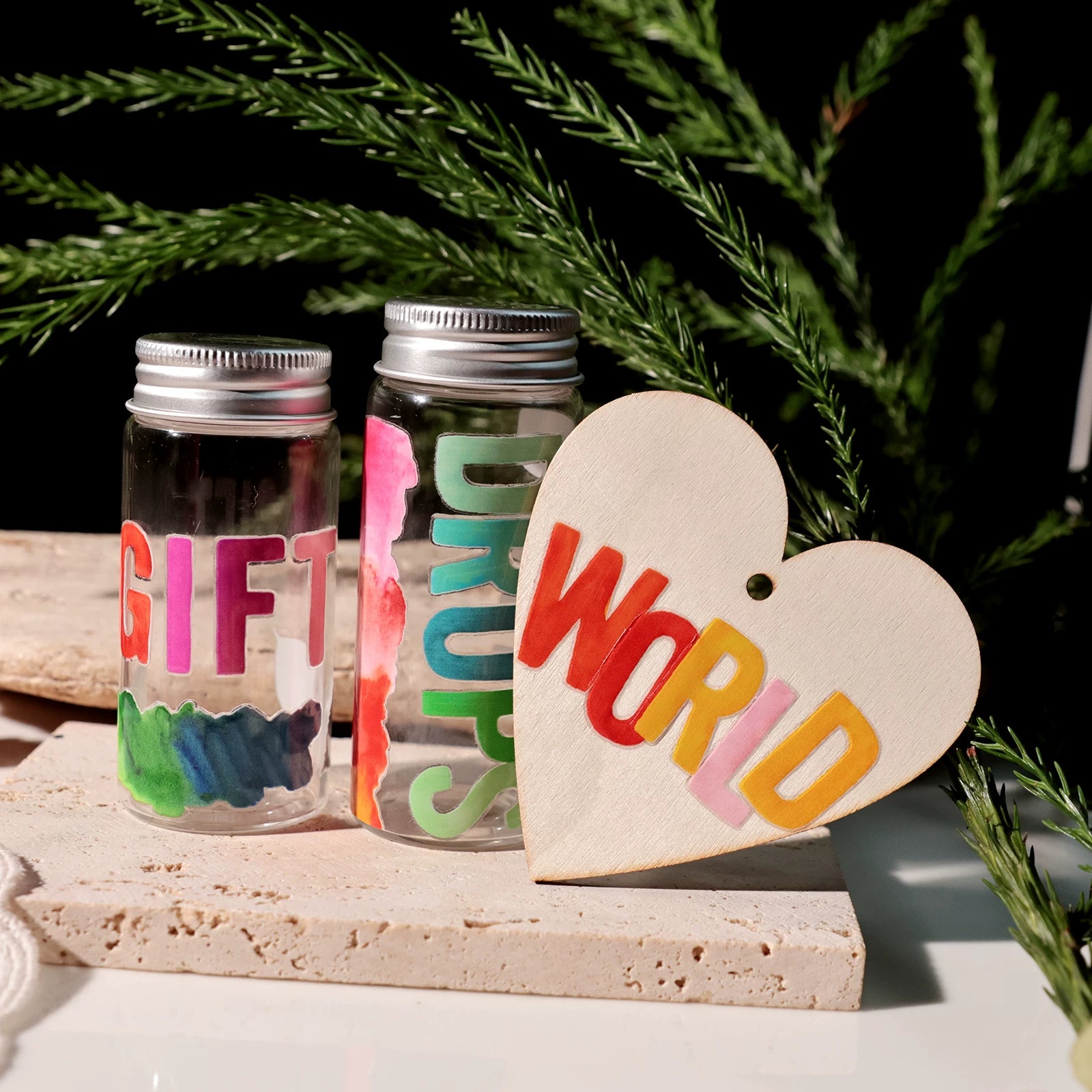 Color Alphabet UV-DTF Rub-on Stickers