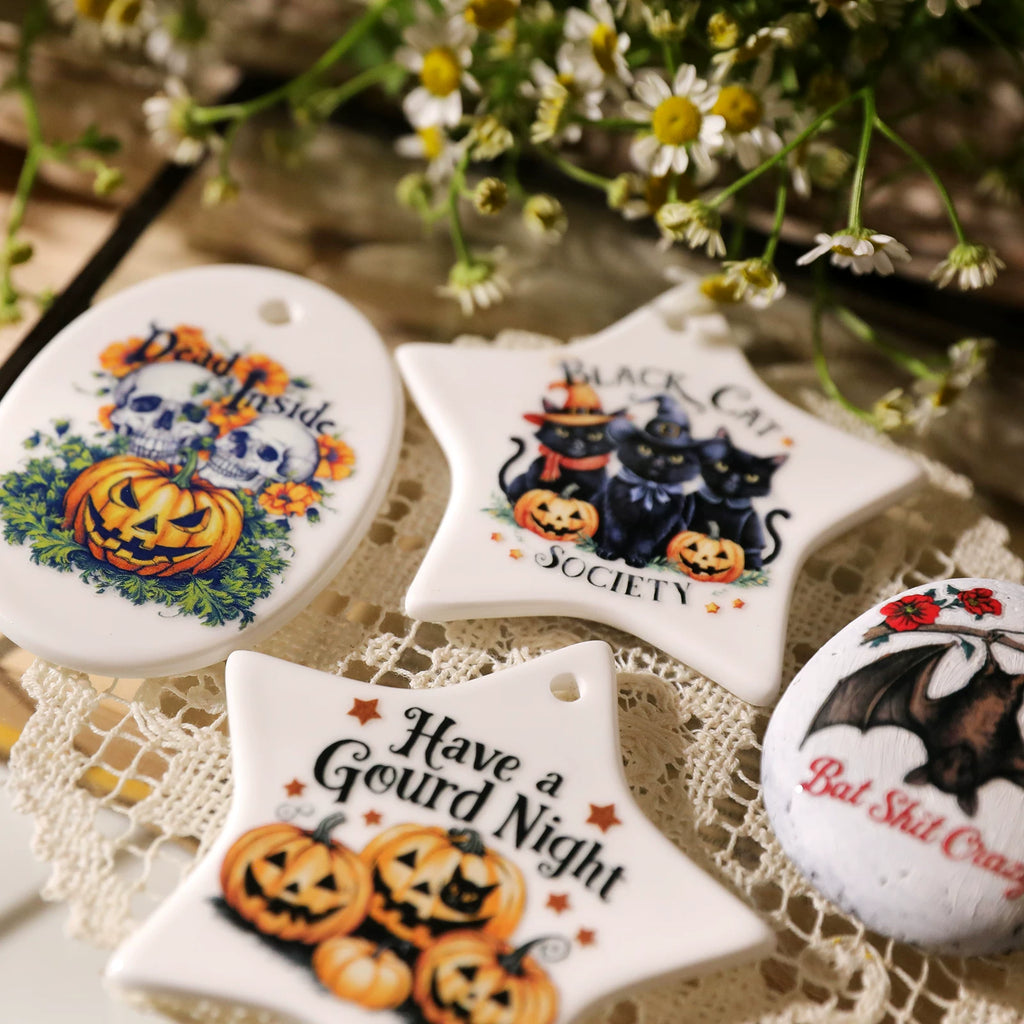 Halloween Colorful UV-DTF Rub-on Stickers