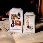 Autumn Dried Flowers Matte Rub-on Transfers
