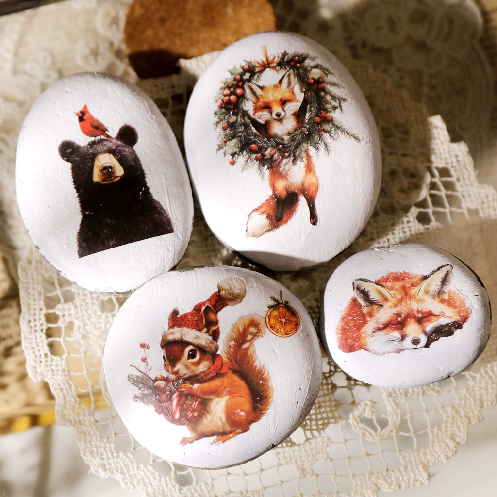 Christmas Matte Rub-on Transfers