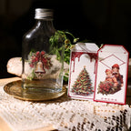 Red Christmas Matte Rub-on Transfers 2 Small Sheets