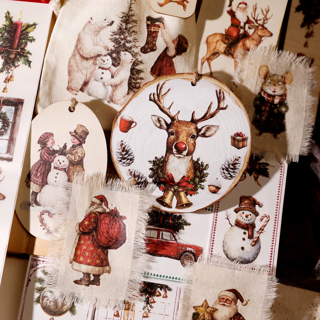 Christmas Matte Rub-on Transfers