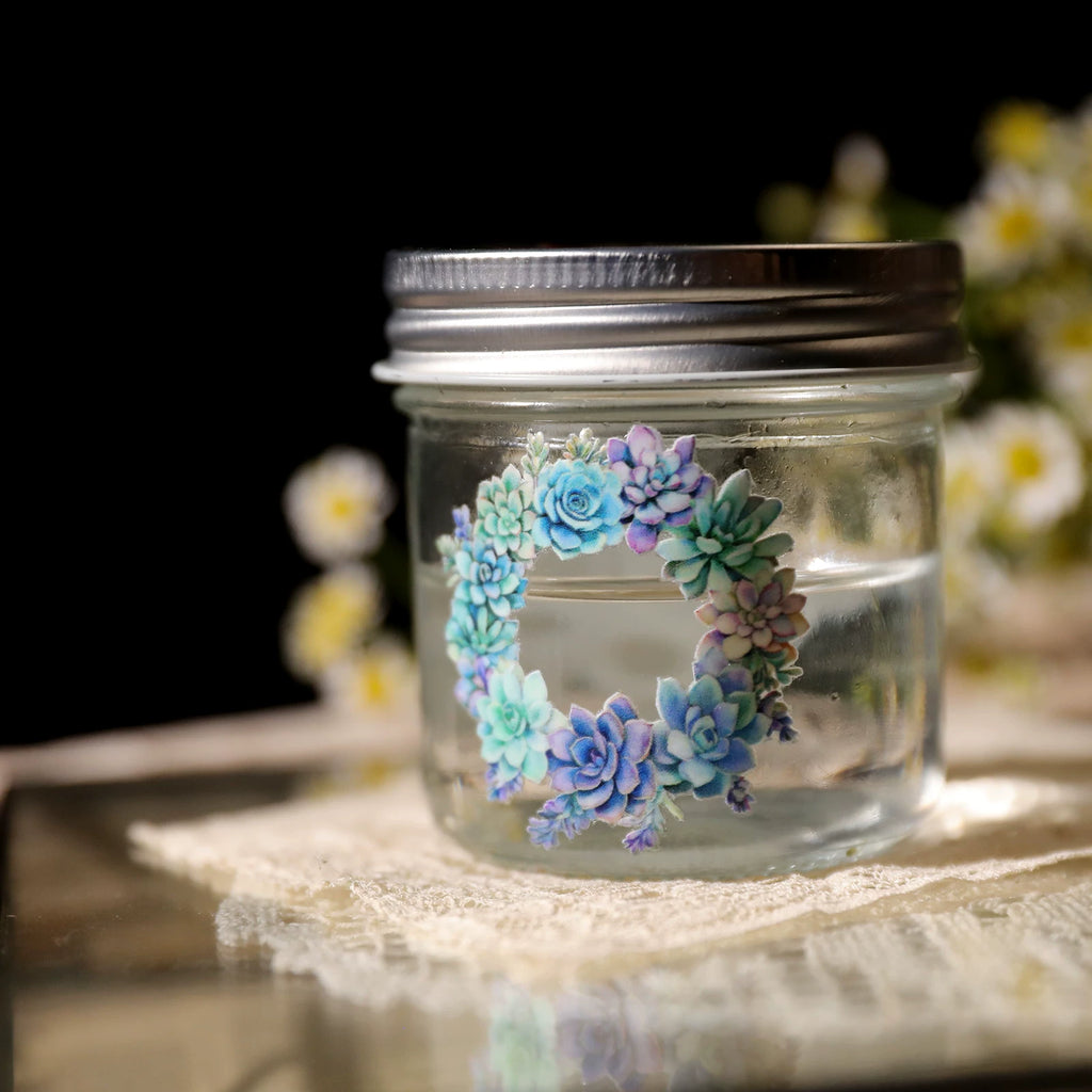 Succulents UV-DTF Rub-on Stickers