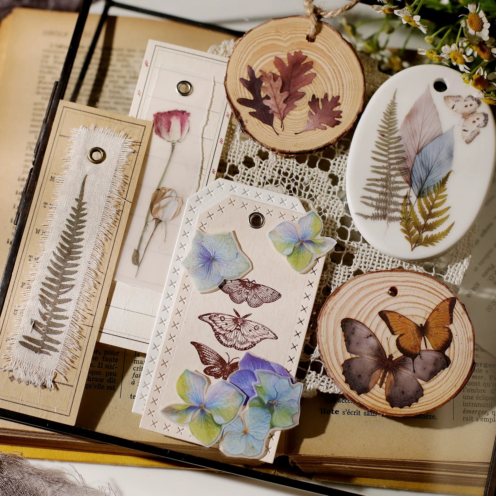 Butterfly Matte Rub-on Transfers