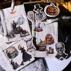 Halloween Dark Matte Rub-on Transfers