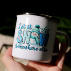 Christmas Snow UV-DTF Rub-on Stickers