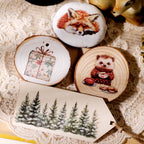 Christmas Matte Rub-on Transfers