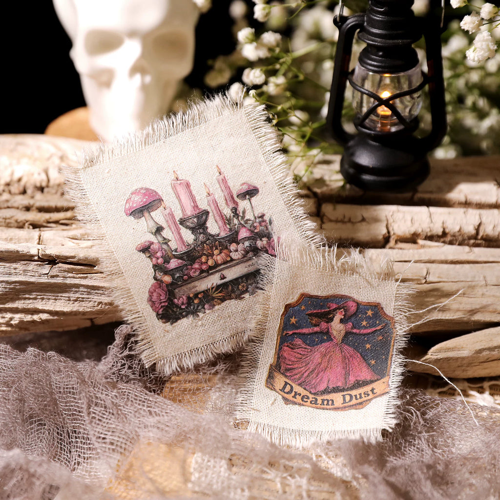 Halloween Pink Matte Rub-on Transfers