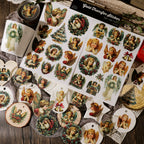 Angels UV-DTF Rub-on Stickers - Green Gold