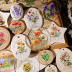 Flower Phrases UV-DTF Rub-on Stickers
