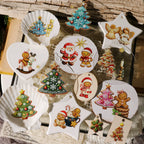 Christmas Gingerbread Man UV-DTF Rub-on Stickers
